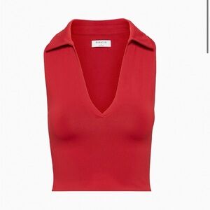 Aritzia Babaton CONTOUR POLO TANK